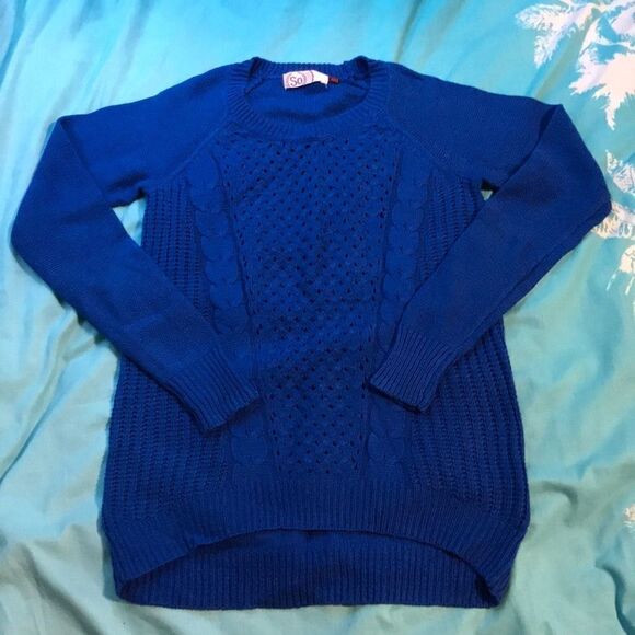 🔹Blue & White Sweaters Junior’s XS - Picture 6 of 9